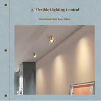 LED Brass Spotlight, Dimmable