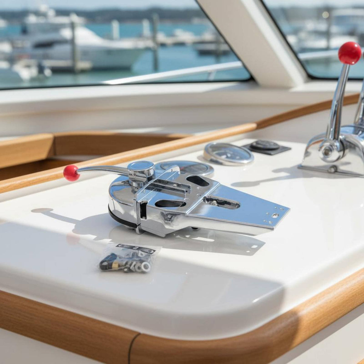 Twin Lever Throttle Control for Boaters