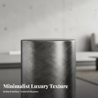 Cylindrical Metal Pedestal Minimalist Design Side Table Modern Italian-inspired minimalist design for Bedroom