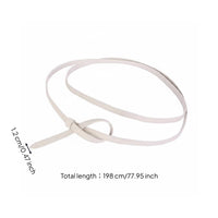 Leather Tie Belt Double Strap Belt Fashion Accessory for Dress