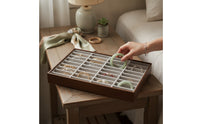 Bangle Tray with 40 Slot Grids Divided Jewelry Display Tray  Compact Storage Box for Retailers, Drawer