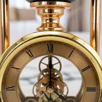 Luxury Table Clock Non-Ticking Nordic Style Clock Vintage Style Home Decor