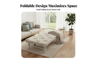 Folding bed with Mattress Foldable Design Portable Guest Bed Easy Assembly Sturdy Frame for Guests, Families, Home, Dormitory