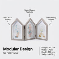 Creative House Photo Frame, Nordic Style MDF