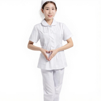 Women's Nurse Uniform, Short Sleeve, Breathable, Lightweight