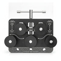 Adjustable Handheld Tubing Straightener Aluminum Tubing Straightener Tool Roller Equipment T-Handle for Auto Mechanics, Garage