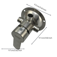 Stainless steel shower mixer