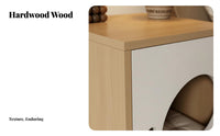 Nightstand with Cat Bed two-wayUse Design Multifunctional Pet Side Table