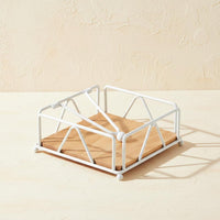 Square Paper Napkin Holder Non-Slip Feet Tabletop Napkin Dispenser Great Gift