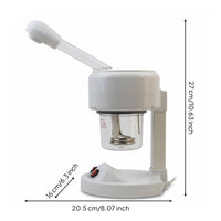 Deep Moisturizing Tap Screen Face Steamer Skin Hydration Desktop Facial Steamer Easy to Use Beauty Appliance Rotating Nozzle for Home, Spa, Salon
