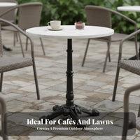 French Rattan Chair Weather Resistant for Terrace