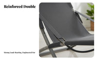 Single Recliner Cot sturdyDuty Adjustable Recliner with Mattress for Campers