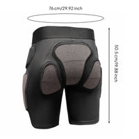 Ski Hip Protector Shorts Shock-Absorbing Impact Shorts with EVA Padding Breathable for Skiers, Snowboarders, Skiing, Snowboarding