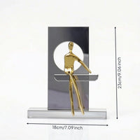 Abstract Figure Sculpture Modern Ornament Artistic for Living Room, Hotel Lobby