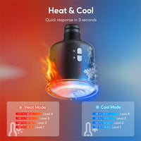 Cold/Hot Therapy Massage Gun with Brushless Motor, 5 Heads, 5 Speeds