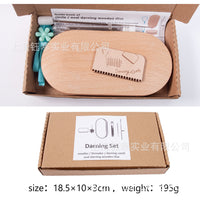 darning mushroom椭圆大面积织补工具破洞修补补丁工具针筒收纳针