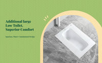 Odor-blocking cistern, easy install
