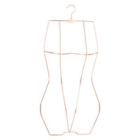 Slim Swimsuit Hanger Lightweight Bikini Hanger Minimalist Space-Saving for Boutiques, Retailers, Store Display, Closet Organization