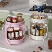 Rotating Spice Rack Organizer for Kitchen Countertop