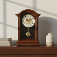 Wooden Pendulum Timepiece Hourly Chime Home Decor Easy to Read for Living Room