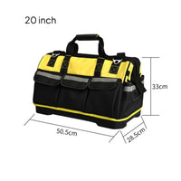 Plastic Bottom Tool Bag Thickened Work Gear Storage Wear-Resistant for Workshop