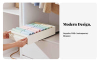 Sliding Wardrobe Drawer Pull-extendable Design Sliding Storage Drawer Large Capacity