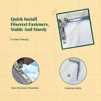 Tilt-turn aluminum casement hardware