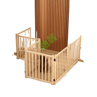 Foldable Dog Fence Gate for Indoor Small and Medium Dogs, Freely Combinable