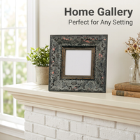 Ornate Wood Picture Frame Study Room, Embossed Relief Carved Photo Frame, Baroque Photo Frame for Ar - Image 6