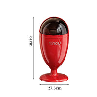 Tall No-Bend Trash Can Hidden Bag Loop Goblet Shaped Trash Can Long-Lasting