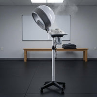 Vertical Hair Steamer Machine Wheeled Vertical Hair Steamer Timer Switch for Salon