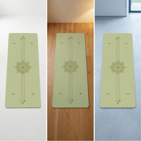 Anti-Slip Fitness Mat with Mandala Print Sweat-Absorbing Fitness Mat Textured Eco-Friendly for Pilates Enthusiasts