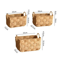 Braided Organizer Basket Decorative Desktop Organizer Basket Easy to Store Storage Bin for Living Room