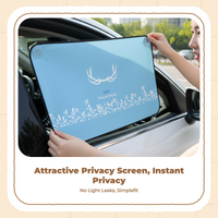 Car Window Shade blocks sun