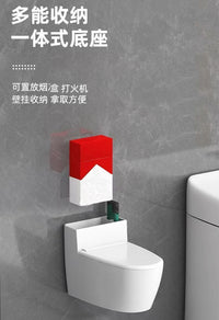 创意挂壁式浴室鹦鹉悬挂马桶 替换 食盒两用全网代发ZR