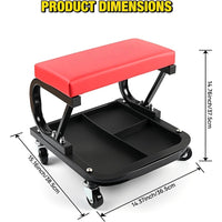 Mechanic Tool Stool Auto Beauty Work Stool Polishing Stool Film Repair Car Repair Stool Storage Mobile Cart