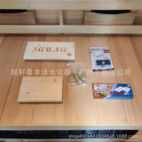Factory Direct Steam Box Sauna Box Equipment Sauna Door Handle Steam Room Sauna Room Accessories Wooden Door Handle