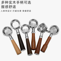 Baishitu Coffee Machine Handle Stainless Steel Single Spout Double Spout Bottomless Handle Modified 58mm Coffee Handle