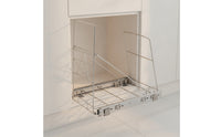 Pull-out Trash Can Rack Under-Cabinet Garbage Can Rack Concealed for Kitchen