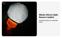 Glare-Reducing Lamp Cover Eye Protection Lamp Shade Light Softener Reusable Lighting Accessory for Bedside