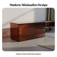 TV Cabinet with Shelves Modern Design Media Console Modular Design