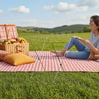 Portable Foldable Trash Bag Holder Stable X-Shaped Base-Shaped Frame Trash Bag Holder Hanging Rack Outdoor Utility