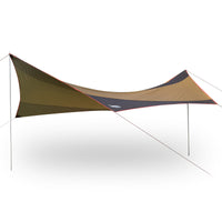 Outdoor Large Tarp Tent Camping Canopy Rainproof Sunshade Awning