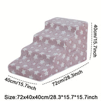Pet Stairs with Printed Ramp for Small and Medium Dogs