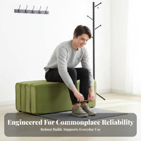 Comfy Crust Bench piece Bench playful Appearance Padded End-of-Bed Seat Creative Design Upholstered Comfort for Renters