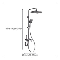 Brass high-pressure shower set