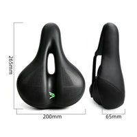 Breathable Hollow Bike Saddle Wear Resistant Mountain Bike Saddle Anti-Slip Memory Foam Cycle Seat Easy to Install