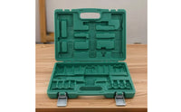 Socket Wrench Case Blow-Molded Empty Tool Box Heavy-Duty for Workshop, DIYers