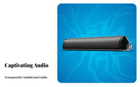 Sleek Bluetooth Speaker Plug and Play Computer Peripheral Built-in Microphone