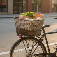 Rear Bike Basket Large Capacity Cycle Rack Basket Rain Cover Included for Picnic